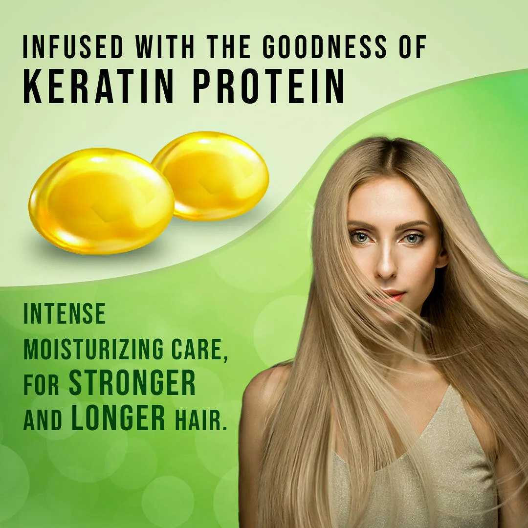 Buy 3pcs Keratin Shampoo & Conditioner set get 2 Instant Hair Straightener Cream free