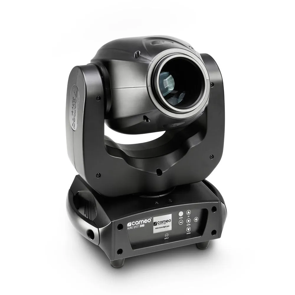 Cameo Lights AURO SPOT 200 LED Spot Moving Head 100W White LED (Black)