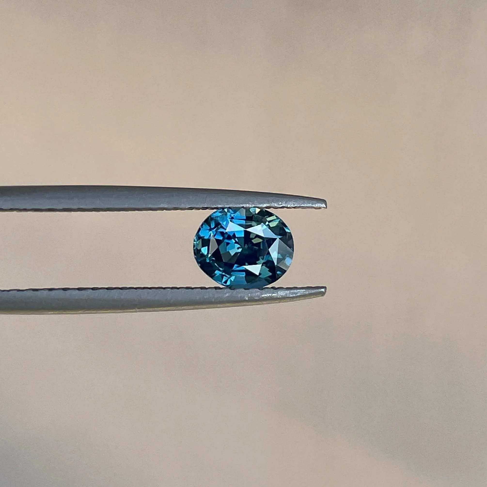 Captivating Teal sapphire Oval cut teal sapphire, 0.93 crt Sardinia teal sapphire. Loose stone for ring making