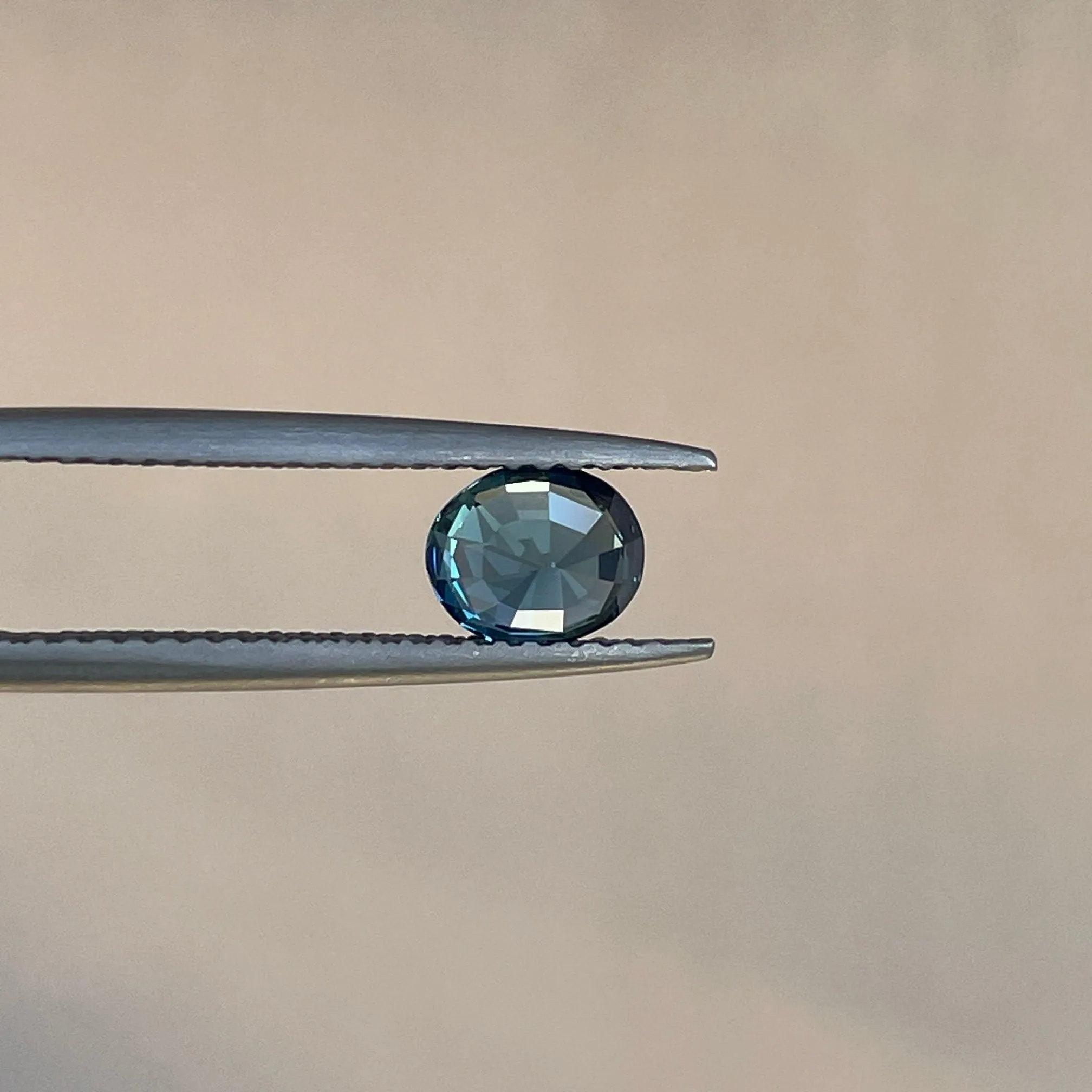 Captivating Teal sapphire Oval cut teal sapphire, 0.93 crt Sardinia teal sapphire. Loose stone for ring making