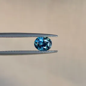 Captivating Teal sapphire Oval cut teal sapphire, 0.93 crt Sardinia teal sapphire. Loose stone for ring making