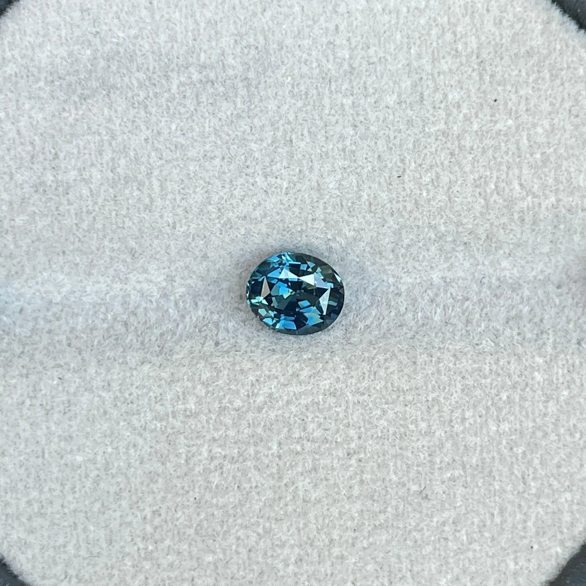 Captivating Teal sapphire Oval cut teal sapphire, 0.93 crt Sardinia teal sapphire. Loose stone for ring making