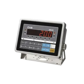 CAS, CL-200 Series Indicator, CI-200SC w/LED Display, AC/Rechargeable Battery, Stainless Encloser