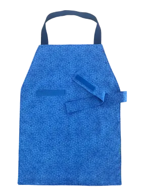 Cerulean Blue Cloth Apron