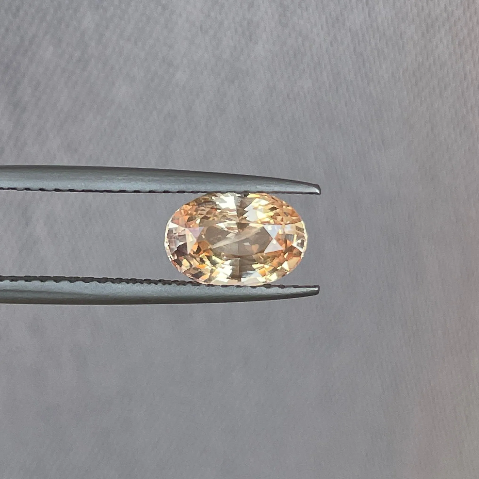 champagne sapphire stone 2.10 crt a precious gem oval champagne sapphire engagement ring, sapphire anniversary ring white gold, wedding ring and anniversary ring fiance ring, october birthstone jewelry