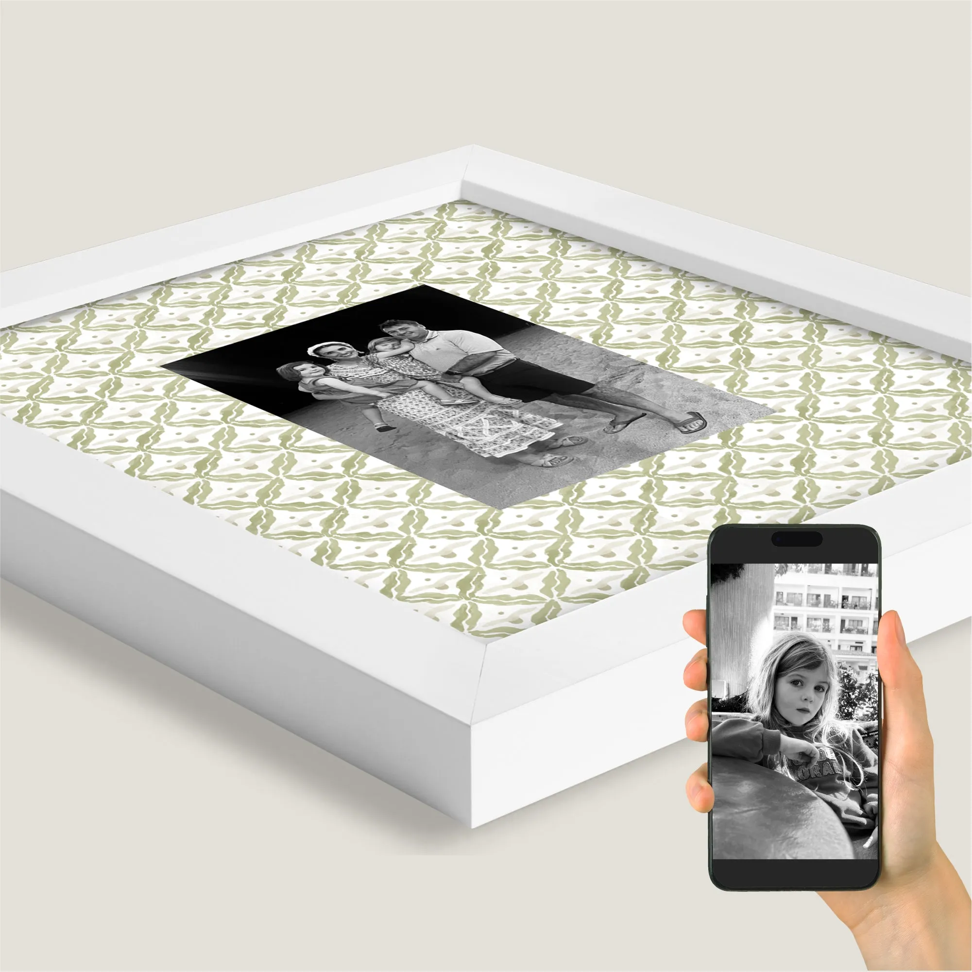 Chasing Paper - Samara - White (wide mat)