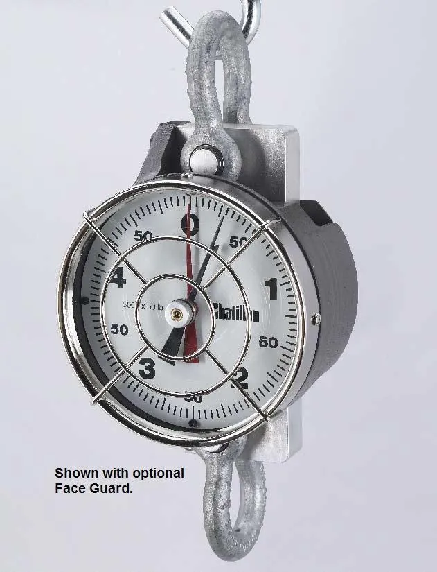 Chatillon TD5 Series Dynamometers and Crane Scale - TD5-05000K-SS