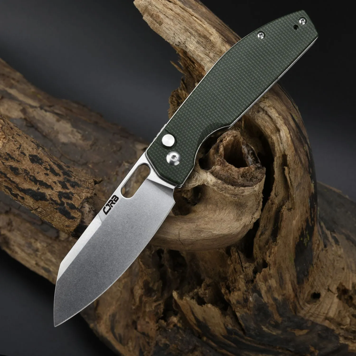 CJRB EKKO J1929 Button Lock AR-RPM9 Steel Blade Folding Knives