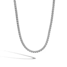 Classic Chain Silver Mini Necklace - NB93C