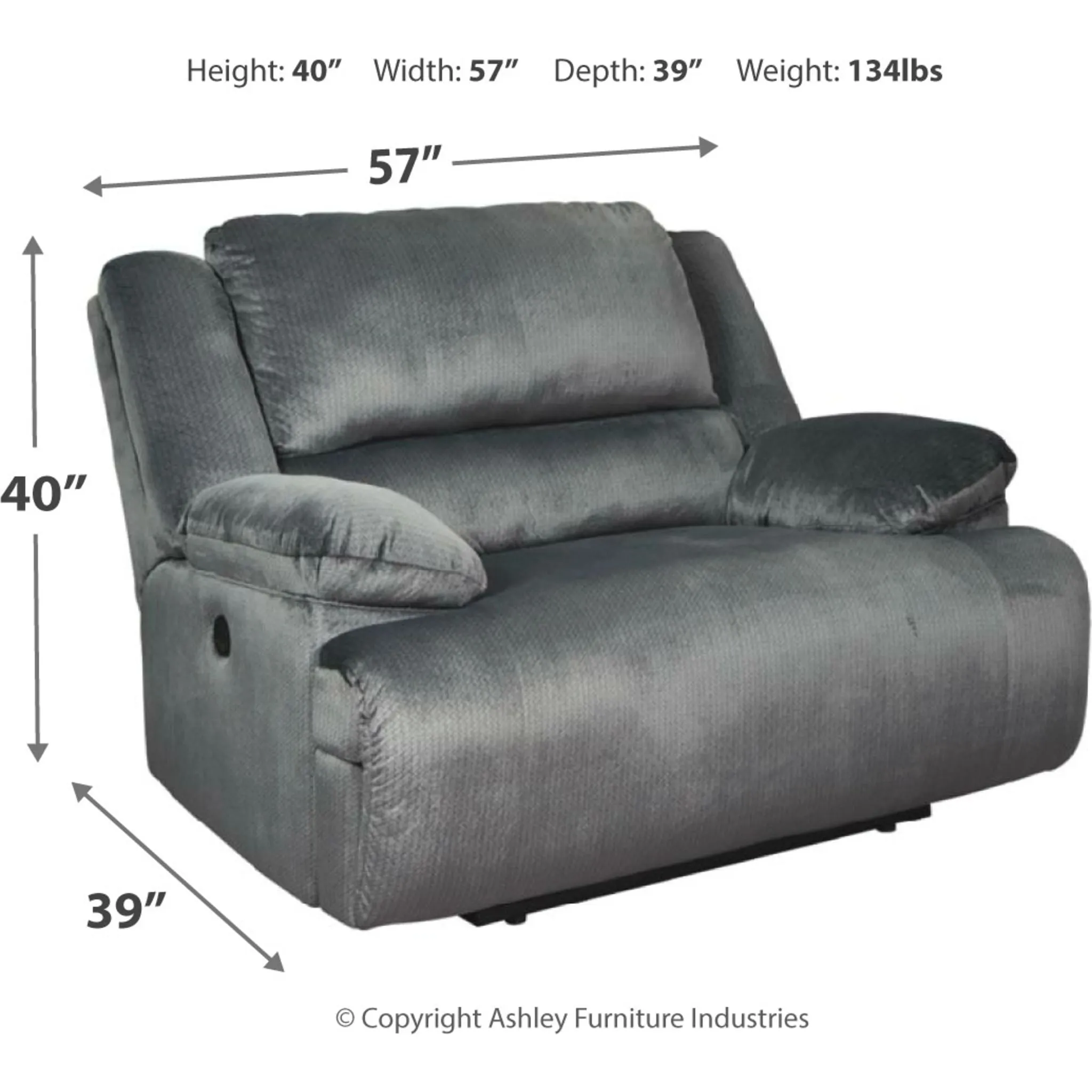 Clonmel Zero Wall Wide Seat Recliner