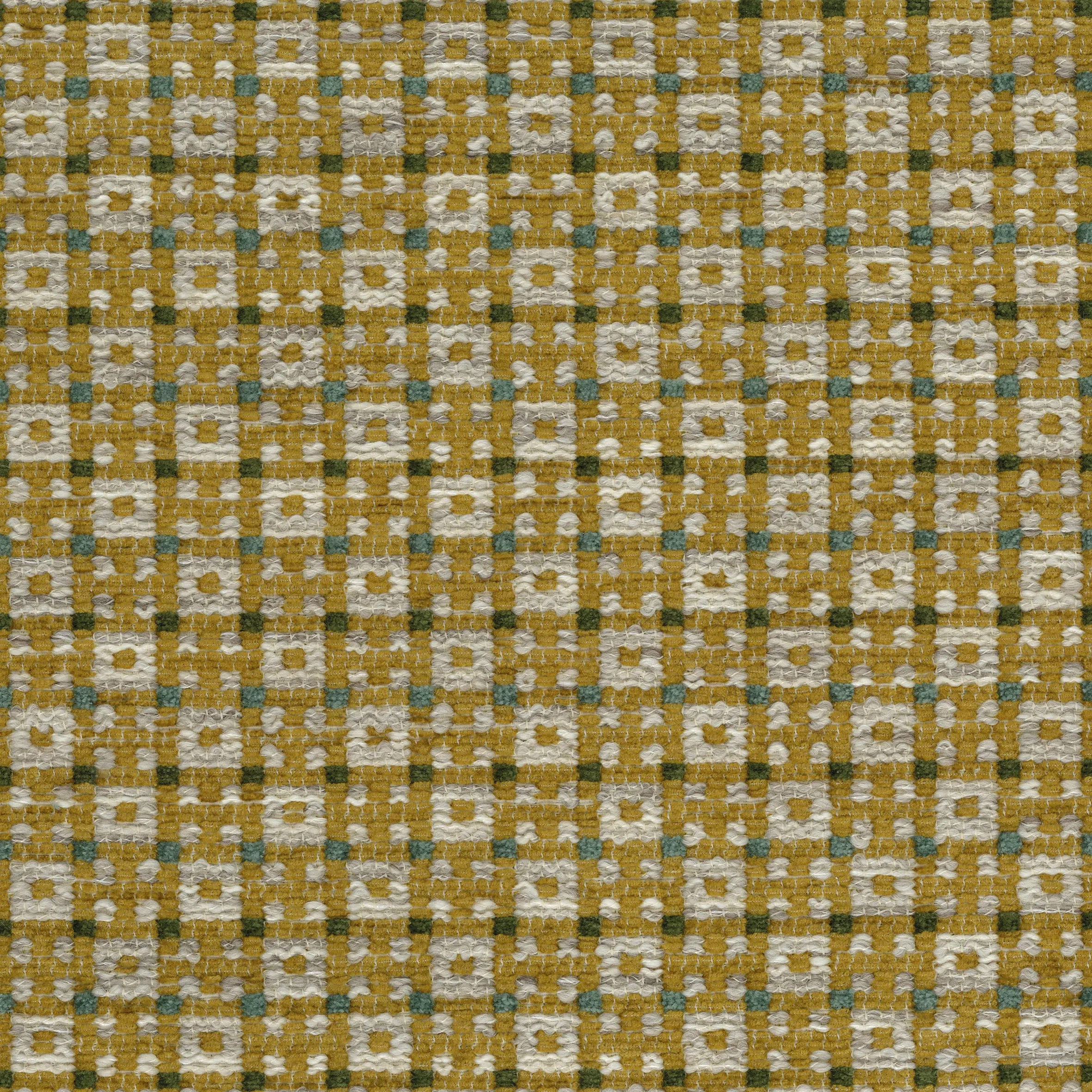 Dallimore Weaves Chiddingstone Ochre/Teal NCF4523-04