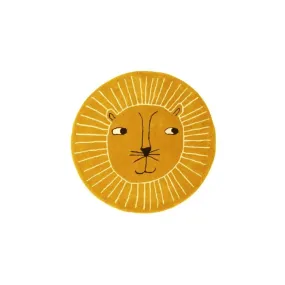 Decorative Lion Round Rug
