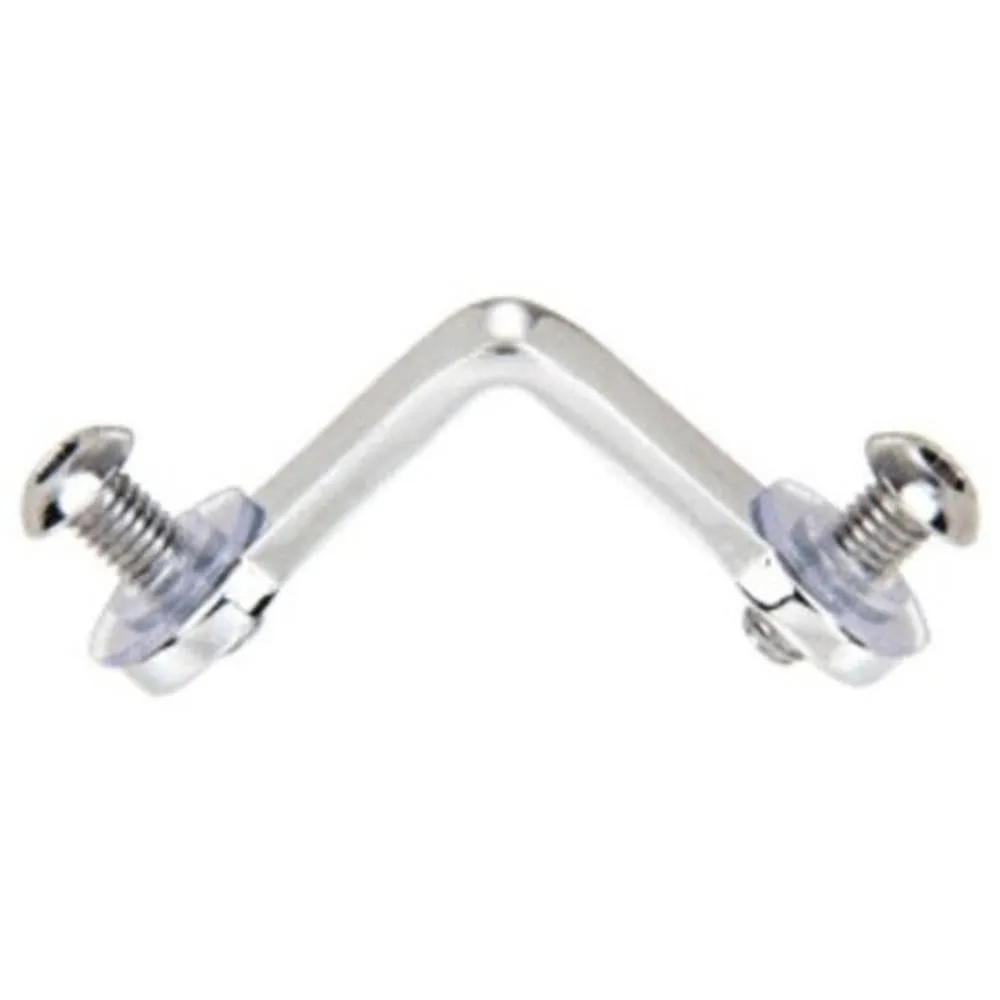 Deluxe 2-Way Glass Corner Connector