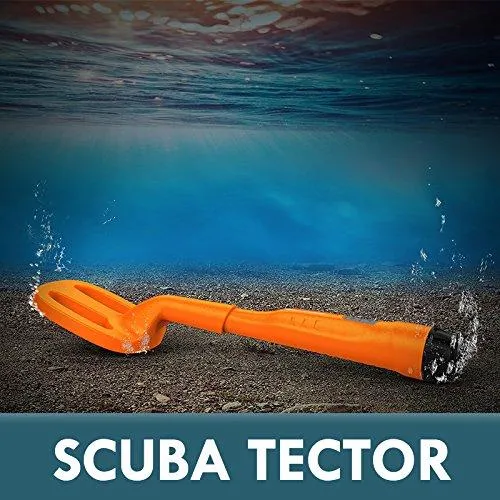 Deteknix Scuba Tector Underwater Waterproof Metal Detector up to 200ft / 60m With LED, Vibration and Audio Alerts with Rechargeable Long Lasting Battery