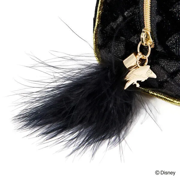 Disney VILLAINS NIGHT Sleeping Beauty Maleficent Pouch Case Bag Francfranc Japan