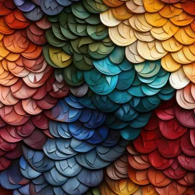 Dragon Scales Pattern 10 Fabric