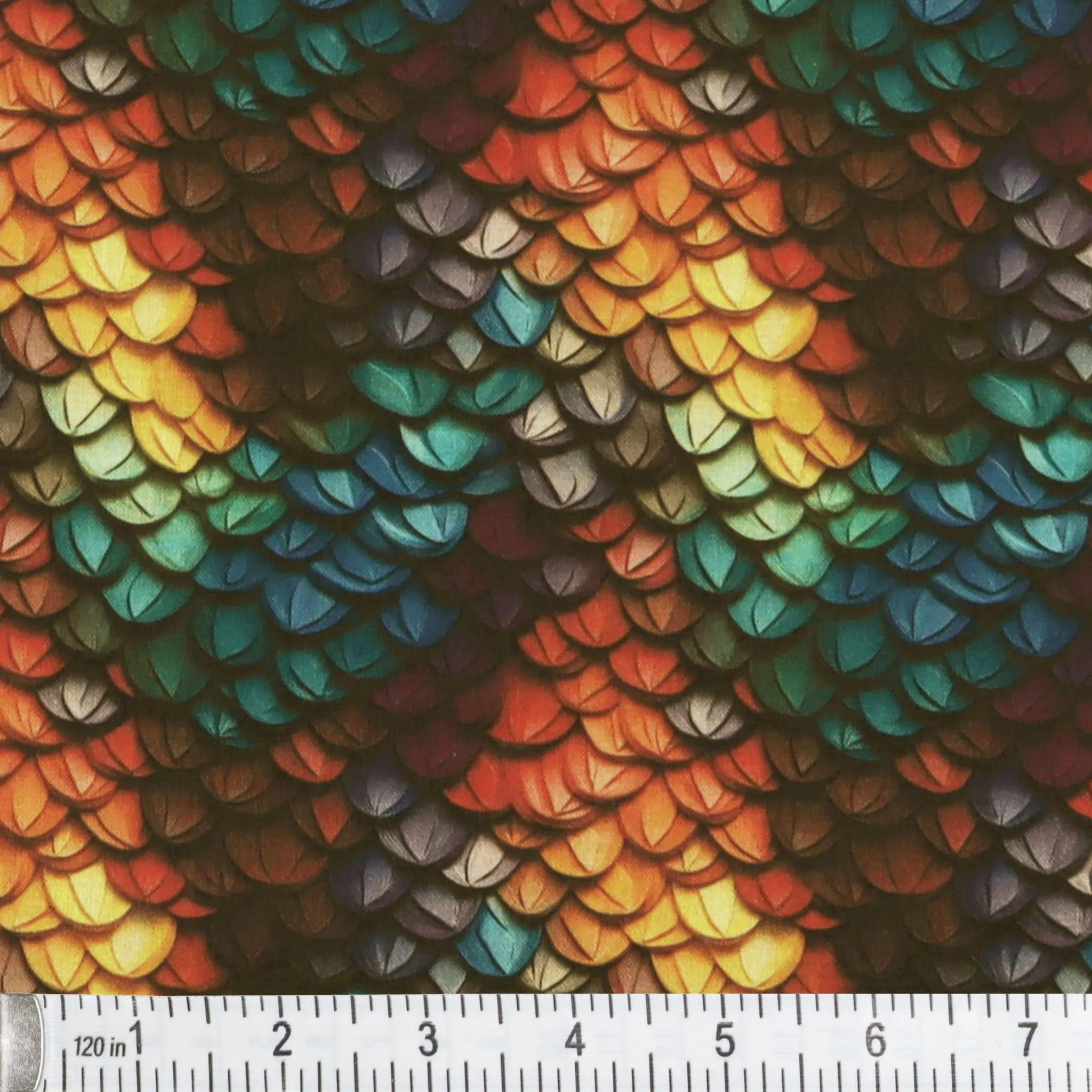 Dragon Scales Pattern 11 Fabric