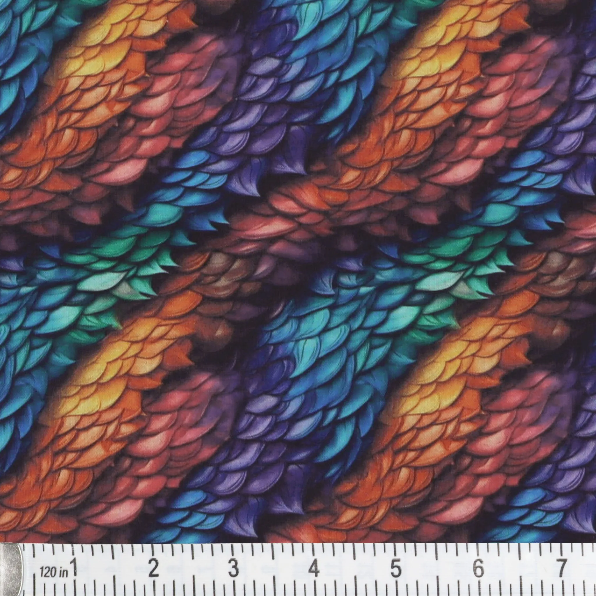 Dragon Scales Pattern 3 Fabric