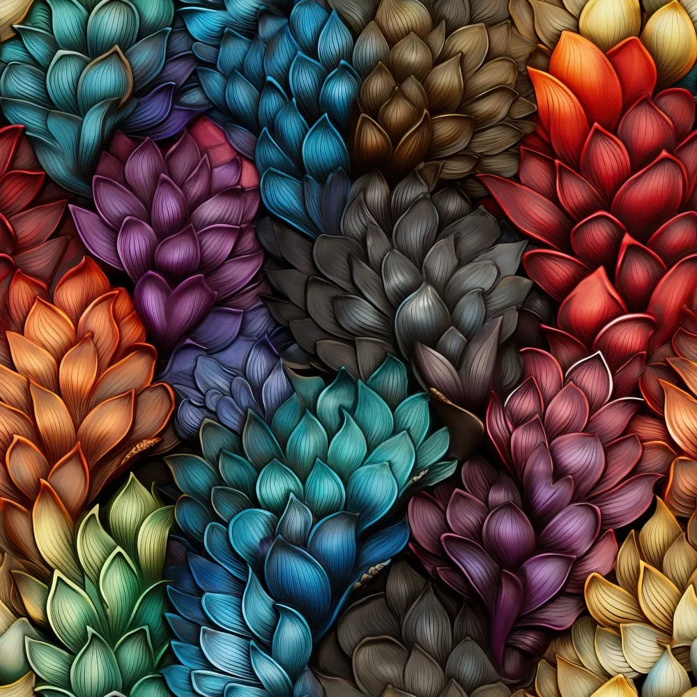 Dragon Scales Pattern 5 Fabric