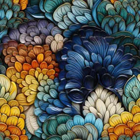 Dragon Scales Pattern 6 Fabric