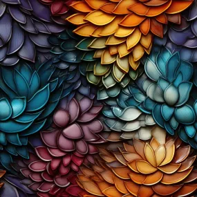 Dragon Scales Pattern 8 Fabric