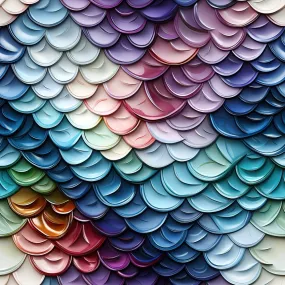 Dragon Scales Pattern 9 Fabric