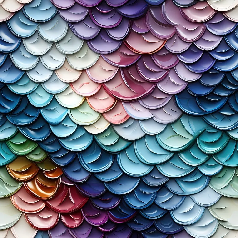 Dragon Scales Pattern 9 Fabric