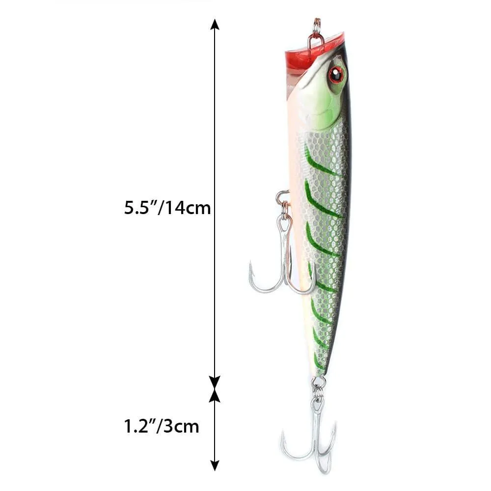 Dr.Fish Pencil Popper Lure 5.5'' 1.4oz