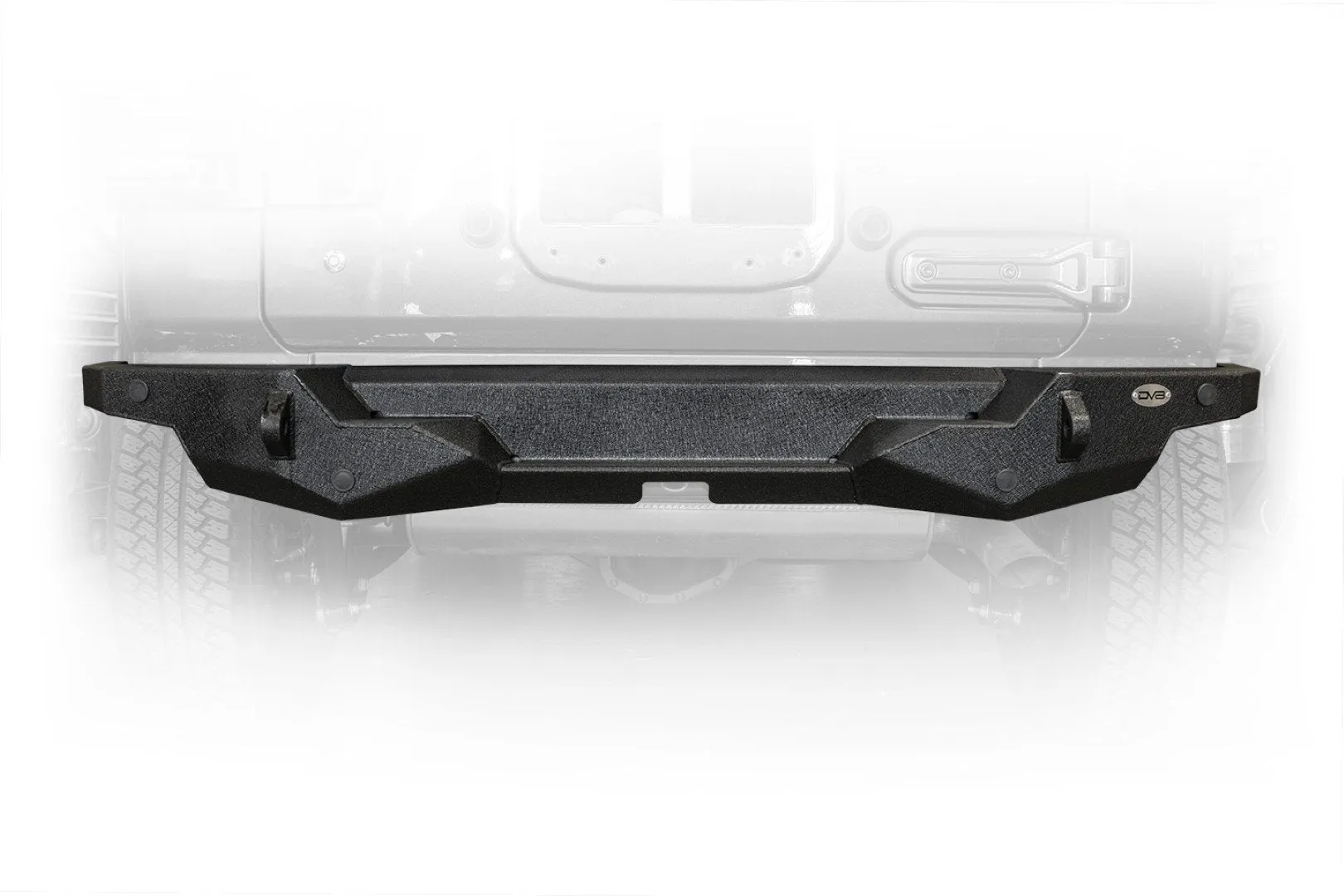 DV8 Off Road Rear Bumper Jeep Wrangler JL (2018-2021) High Clearance with Carrier - RBJL-08