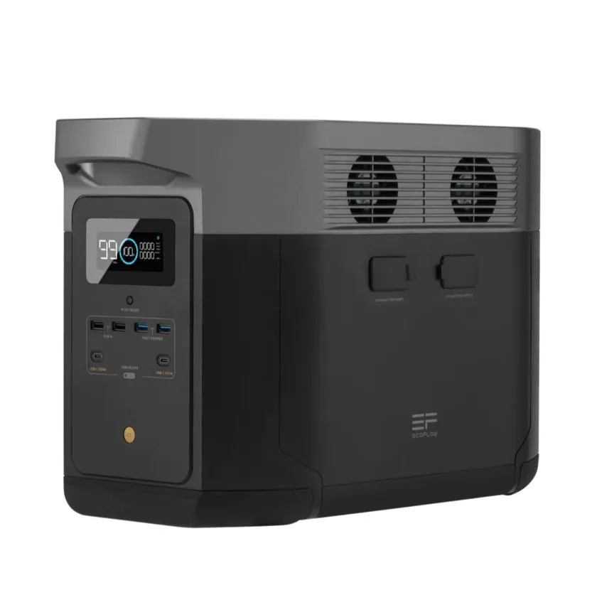 EcoFlow DELTA Max(2000) Portable Power Station   400W Portable Solar Panel