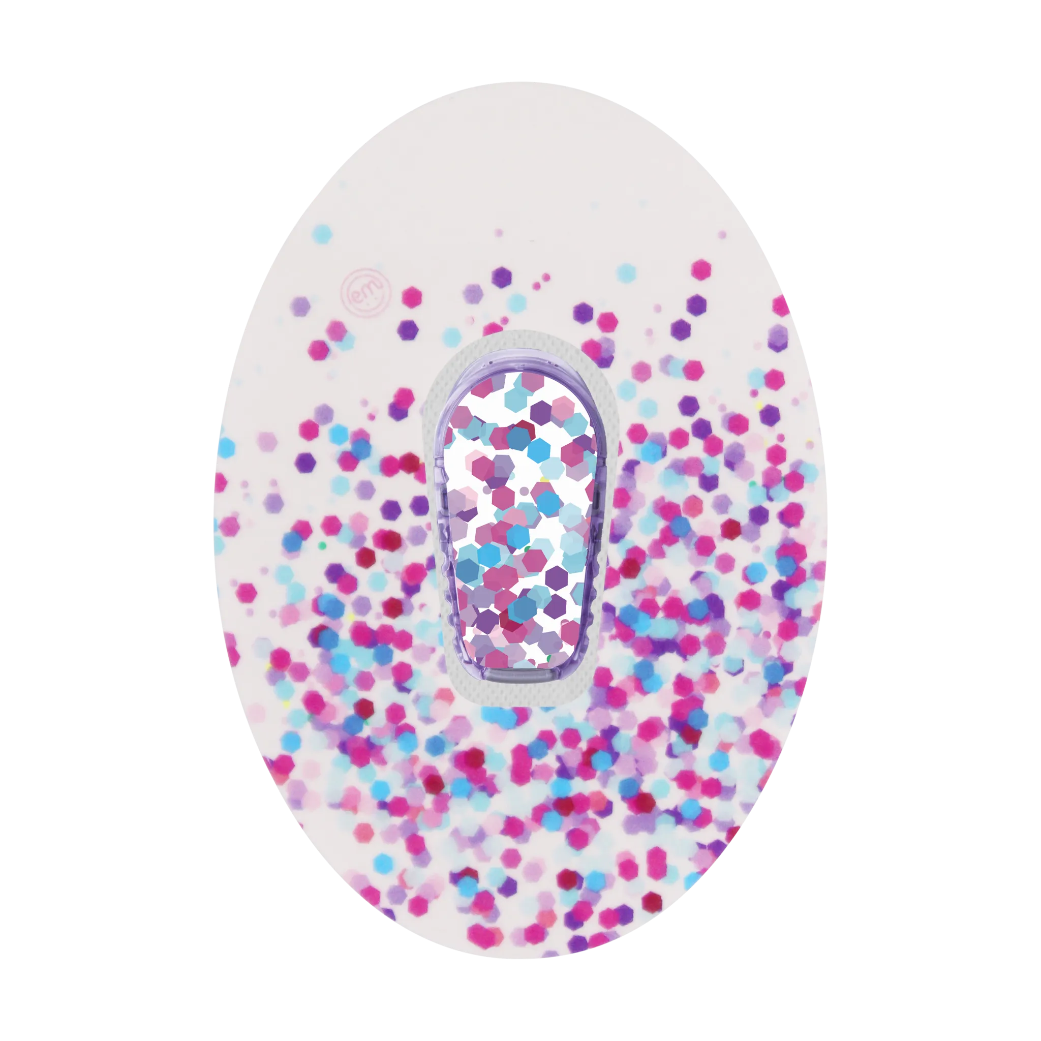 ExpressionMed Dexcom G6 Transmitter Sticker (Confetti)