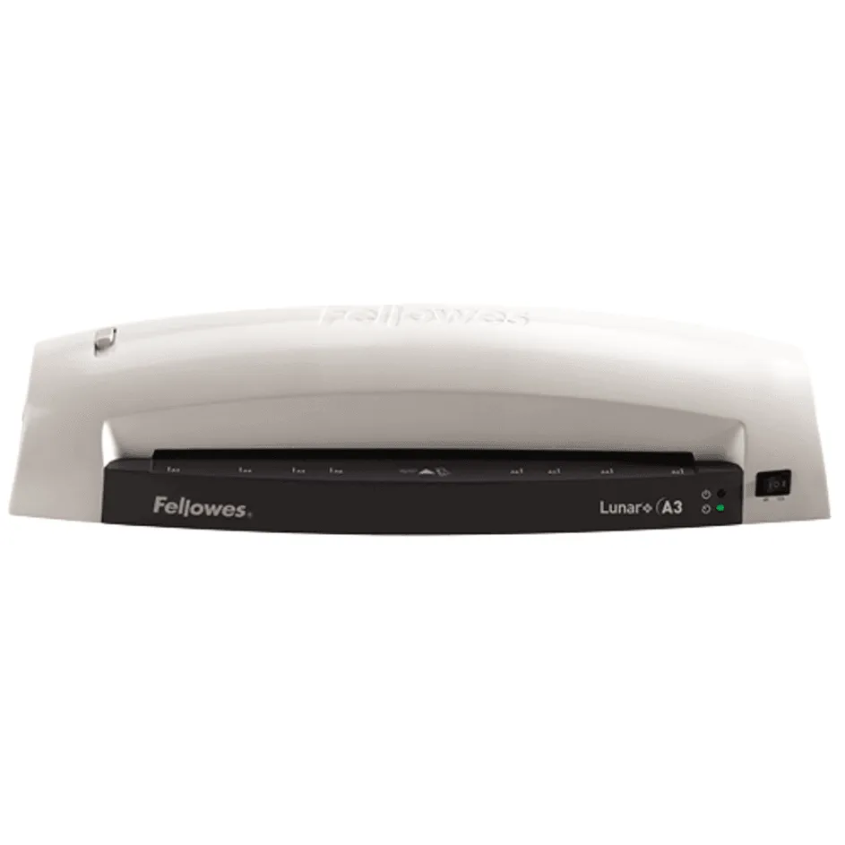 Fellowes Lunar Plus Laminator A3 A4 Laminating Machine White/Grey