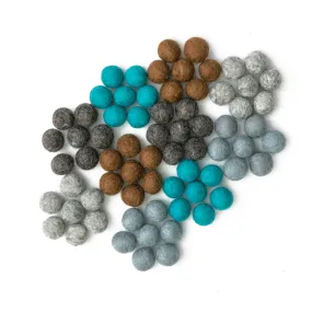 Felt Balls for DIY Crafts - 2 cm Mix colors - 300 pcs