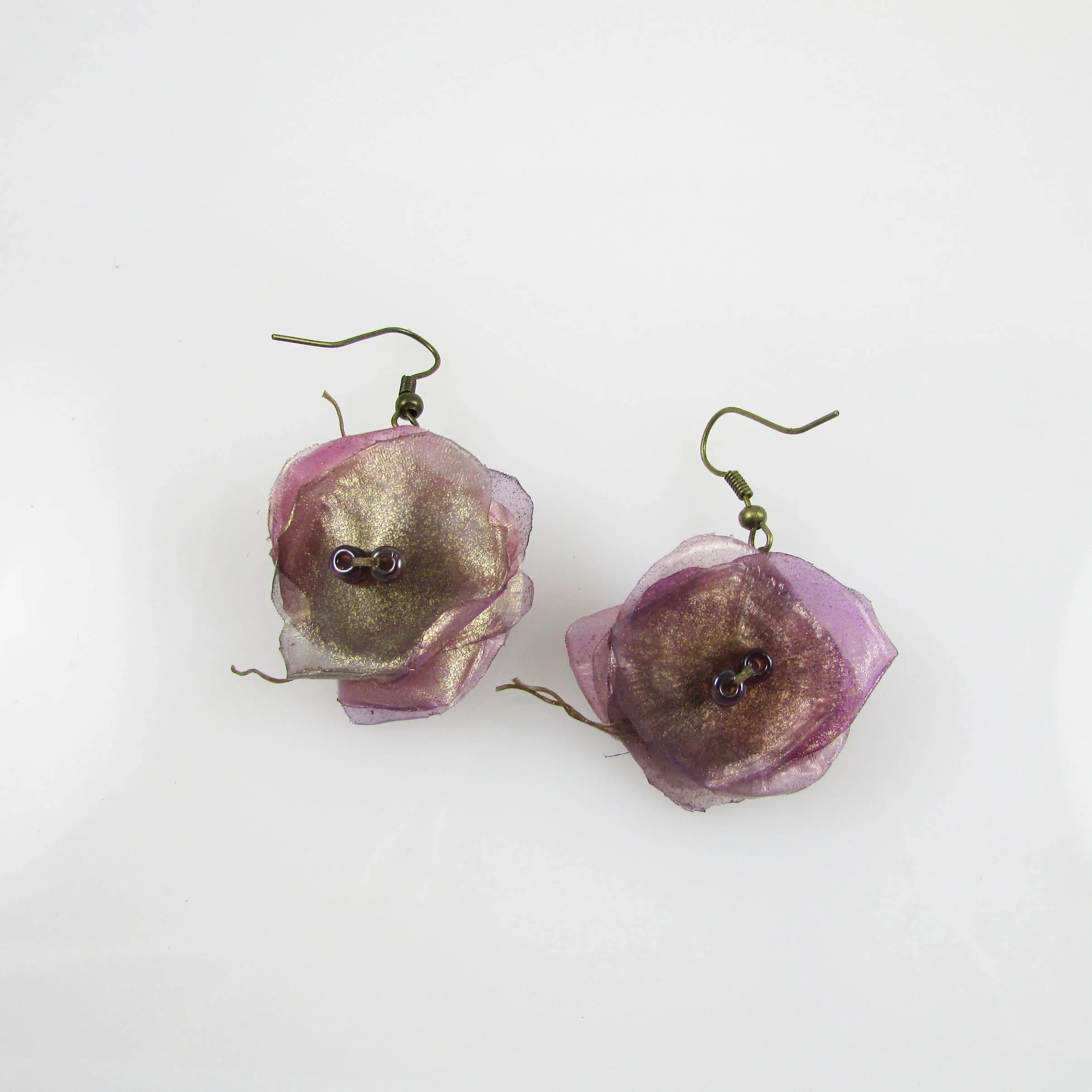 Fish Scales Earrings - Lilac