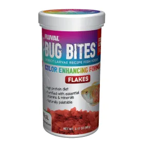 Fluval Bug Bites Color Enhancing Flake Formula
