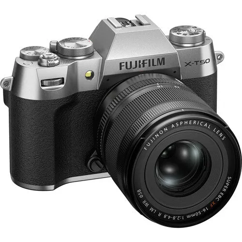 FUJIFILM X-T50, SILVER with XF16-50mmF2.8-4.8 R LM WR Lens Kit