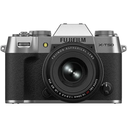 FUJIFILM X-T50, SILVER with XF16-50mmF2.8-4.8 R LM WR Lens Kit