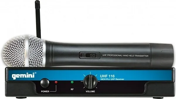 Gemini UHF-116M Wireless Microphone System