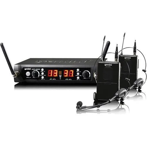 Gemini UHF-4200HL Wireless Microphone System