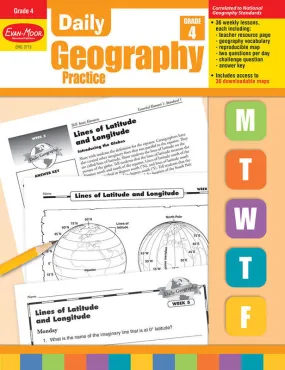 >Evan-Moor Daily Geography Practice, Grade 4