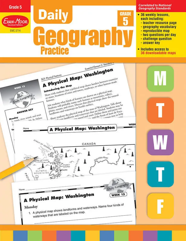 >Evan-Moor Daily Geography Practice, Grade 5