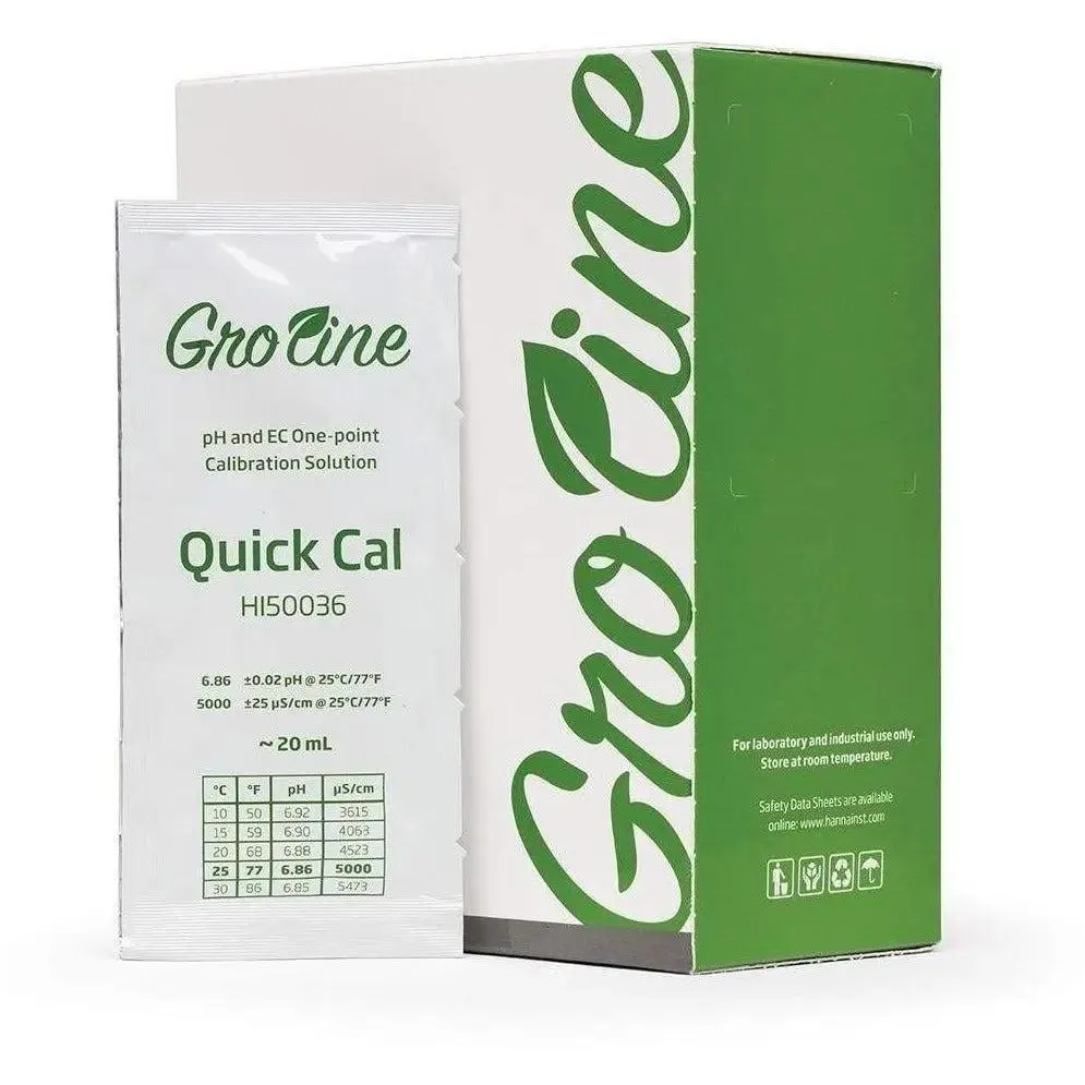 HANNA Groline QuickCal Calibration Solution Sachet, 20 mL