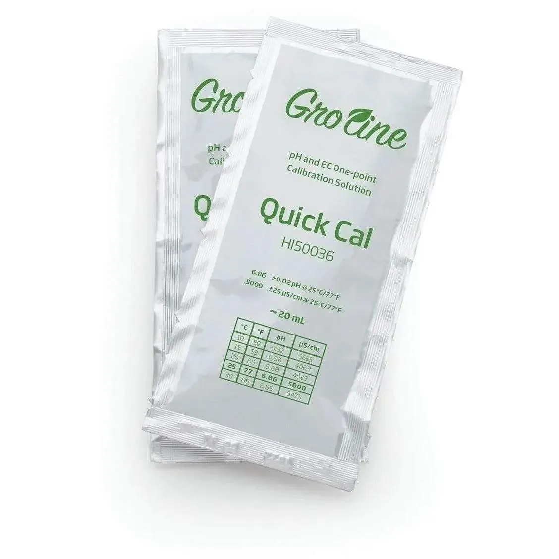 HANNA Groline QuickCal Calibration Solution Sachet, 20 mL