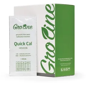 HANNA Groline QuickCal Calibration Solution Sachet, 20 mL