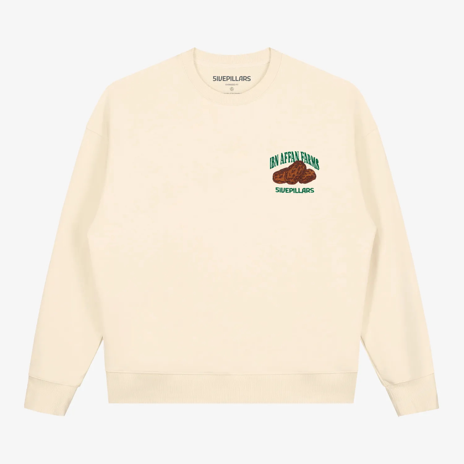Ibn Affan Crewneck - Cream