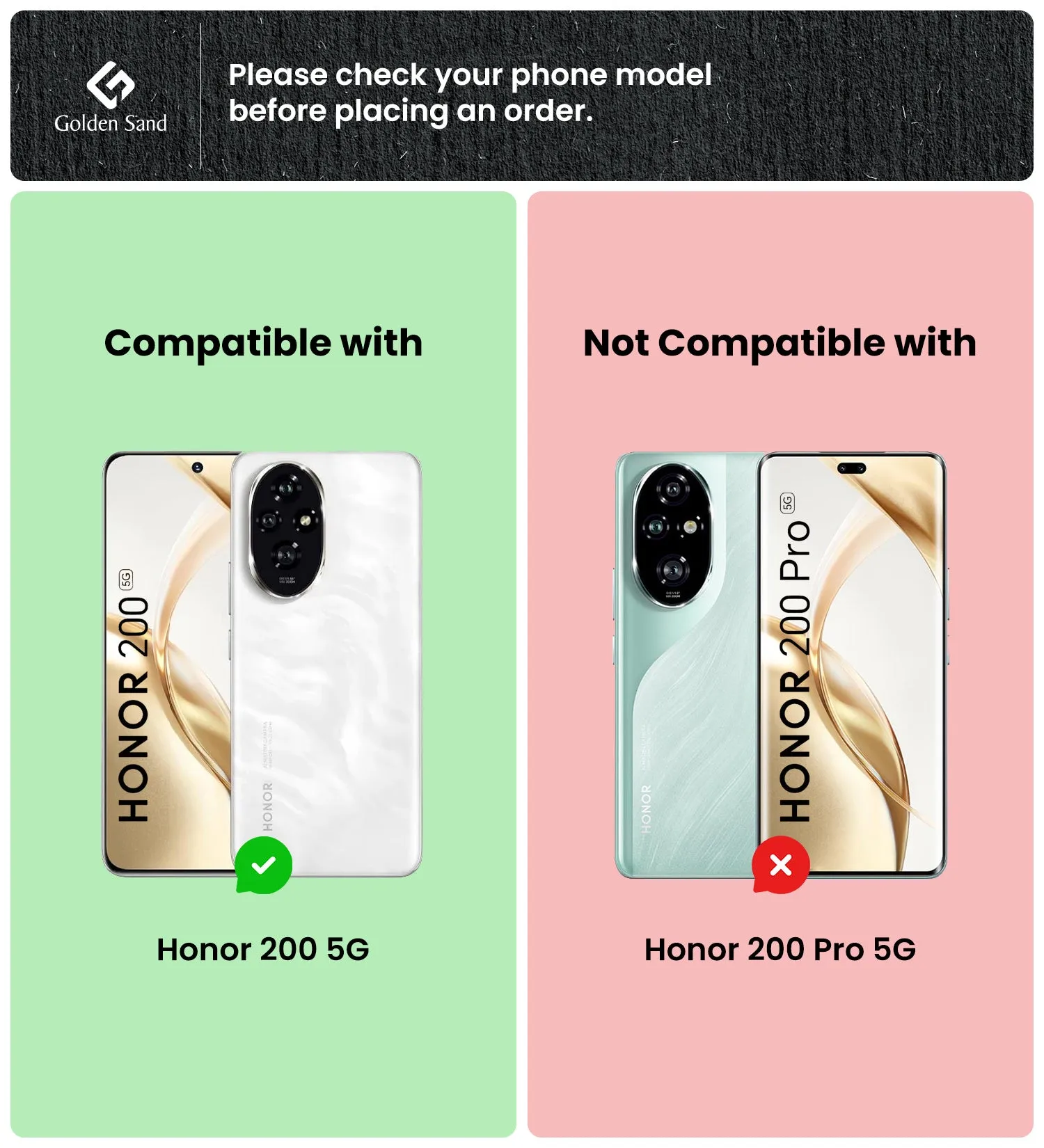 Ice Crystal Series Hybrid Transparent PC Military Grade TPU Back Cover for Honor 200 5G, 6.7 inch, Crystal Clear