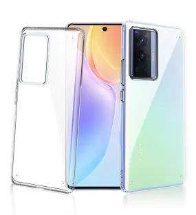 Ice Crystal Series Hybrid Transparent PC Military Grade TPU Back Cover for Vivo X70 Pro [Not for Vivo X70 Pro Plus], 6.56 inch, Crystal Clear
