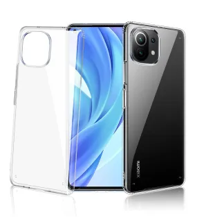 Ice Crystal Series Hybrid Transparent PC Military Grade TPU Back Cover for Xiaomi 11 Lite NE 5G, Xiaomi Mi 11 Lite, Xiaomi Mi 11 Lite 5G, 6.55 inch, Crystal Clear