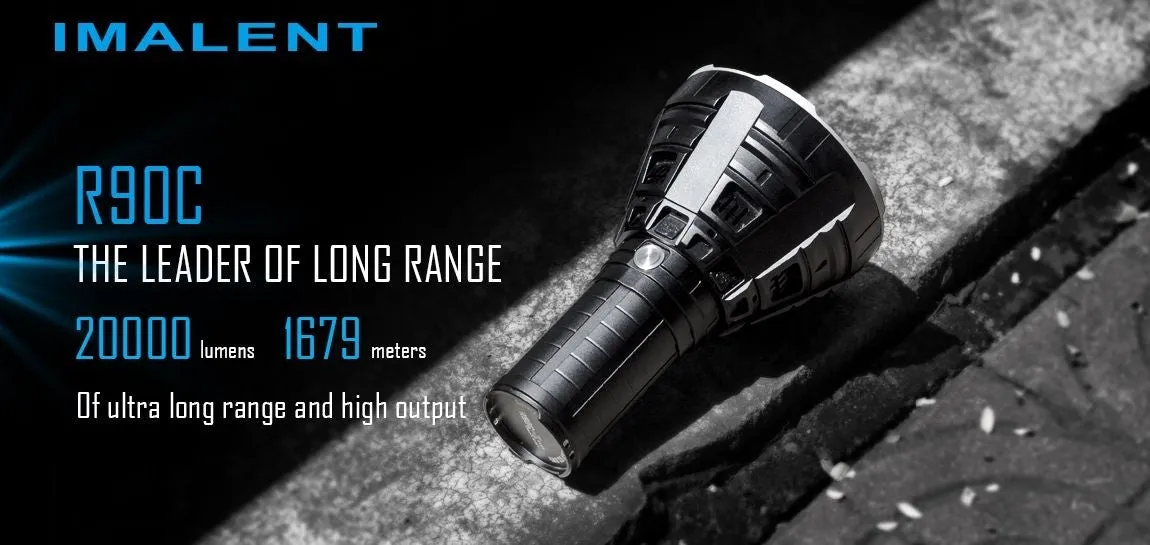 Imalent R90C NIGHT LEADER | MEGA-THROWER | 1 Mile  Range | 20000 Lumens