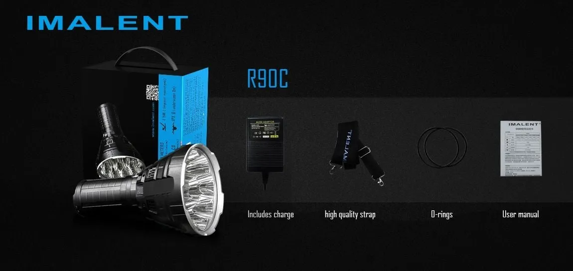 Imalent R90C NIGHT LEADER | MEGA-THROWER | 1 Mile  Range | 20000 Lumens